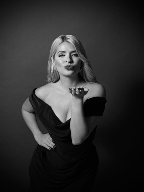 black and white portraiture holly willoughby