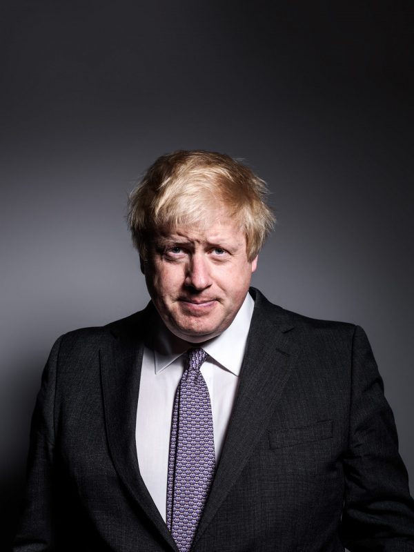 prime minister boris johnson portrait shoot